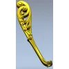 Decorative Acanthus Scroll Leg - STL 3D Model for CNC