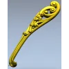 Decorative Acanthus Scroll Leg - STL 3D Model for CNC
