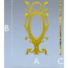 Овальный картуш в стиле барокко - 3D модель STL для ЧПУ