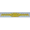 Floral Laurel Bouquet STL for CNC - Decorative Horizontal Applique