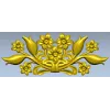 Флорентийский цветочный картуш - 3D модель STL для ЧПУ