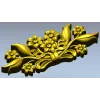 Флорентийский цветочный картуш - 3D модель STL для ЧПУ