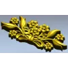 Флорентийский цветочный картуш - 3D модель STL для ЧПУ