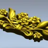 Флорентийский цветочный картуш - 3D модель STL для ЧПУ