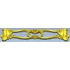 Rococo Oval Cartouche STL for CNC Milling