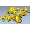 Baroque Floral Cartouche STL for CNC Milling