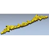 Rococo floral swag 3D model STL for CNC