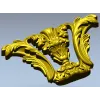 Baroque Corner Acanthus STL