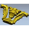 Baroque Corner Acanthus STL
