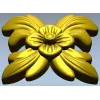 Флёрон "Цветочный крест" - 3D модель STL для ЧПУ