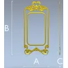 Барочная декоративная рамка для ЧПУ - STL модель для фрезеровки