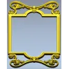 Ornate Rococo Vertical Frame STL for CNC