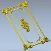Ornamental Rectangular Panel - STL 3D Model for CNC