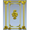 Ornamental Rectangular Panel - STL 3D Model for CNC
