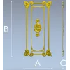 Ornamental Rectangular Panel - STL 3D Model for CNC