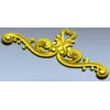 Рельефный картуш в стиле рокайль - 3D модель STL для ЧПУ