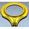Крылатый картуш - декоративная 3D модель STL для ЧПУ