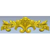 Rococo floral cartouche STL for CNC