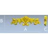 Rococo floral cartouche STL for CNC