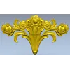 Rose Acanthus Crest - STL 3D model for CNC carving