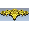 Rose Acanthus Crest - STL 3D model for CNC carving