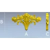 Rose Acanthus Crest - STL 3D model for CNC carving
