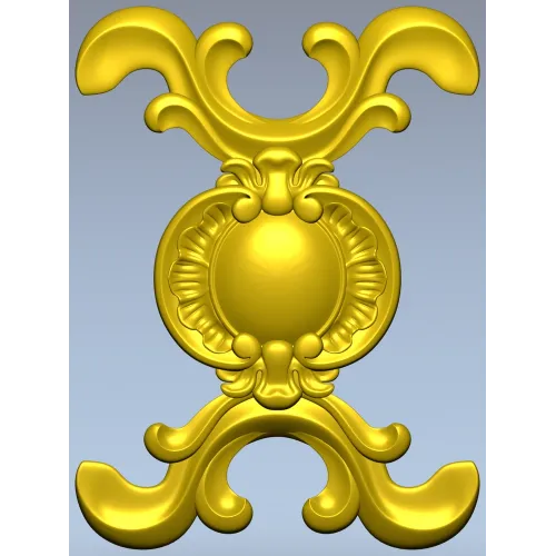 Картуш "Королевский щит" - 3D модель STL для ЧПУ