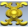 Картуш "Королевский щит" - 3D модель STL для ЧПУ