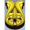 Акантовая вертикальная накладка - 3D модель STL для ЧПУ