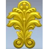 Acanthus Leaf Vertical Ornament STL for CNC