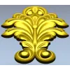 Acanthus Leaf Vertical Ornament STL for CNC