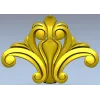 Картуш Флоренция - stl модель для ЧПУ, акантовый декор