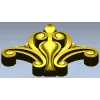Картуш Флоренция - stl модель для ЧПУ, акантовый декор
