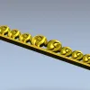 Stylized Rosette Frieze - STL 3D Model for CNC