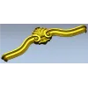 Rococo Acanthus Crest STL 3D Model for CNC