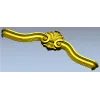 Rococo Acanthus Crest STL 3D Model for CNC