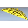 Декоративное навершие в стиле рокайль - stl модель для ЧПУ