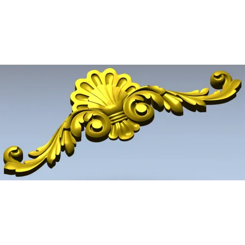 Картуш "Ракушка" - 3D модель STL для ЧПУ