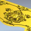 Baroque Acanthus Cartouche STL