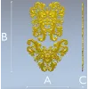 Baroque Acanthus Cartouche - High-Relief STL Model for CNC