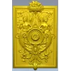 Cherubic Medallion Relief STL