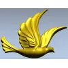 Dove Relief STL - Decorative 3D Model for CNC