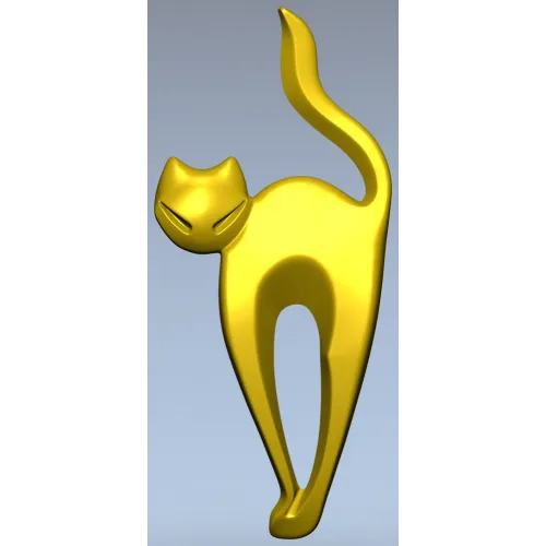 STL модель "Кошачья грация" - 3D модель stl для ЧПУ