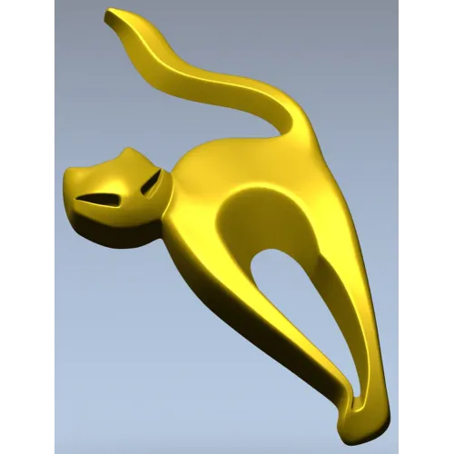 STL модель "Кошачья грация" - 3D модель stl для ЧПУ
