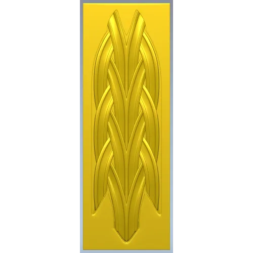 Braided Vertical Panel STL for CNC Router