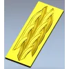 Braided Vertical Panel STL for CNC Router