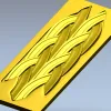 Braided Vertical Panel STL for CNC Router