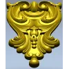 Барочная декоративная накладка - STL модель для ЧПУ