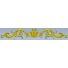 Rococo Floral Scroll STL for CNC - High-Relief 3D Model