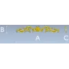 Rococo Floral Scroll STL for CNC - High-Relief 3D Model